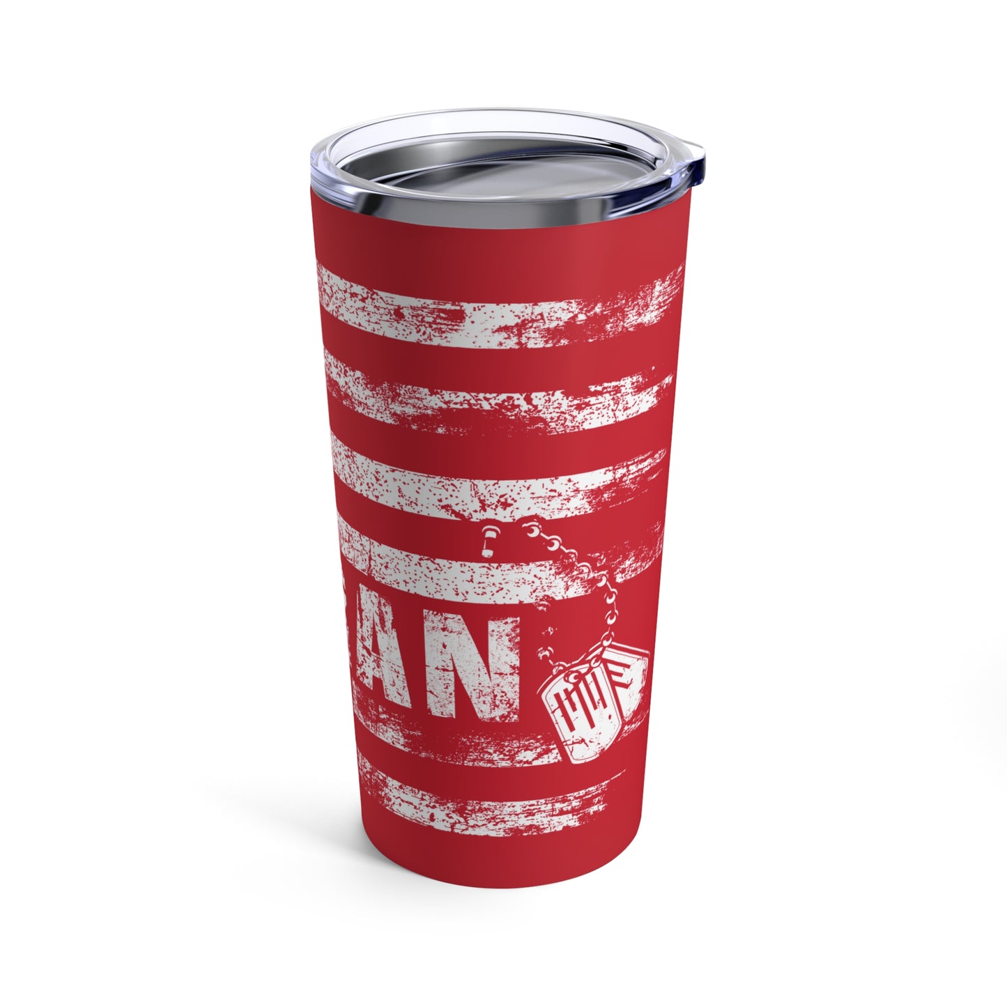 Veteran Tumbler 20oz (red)