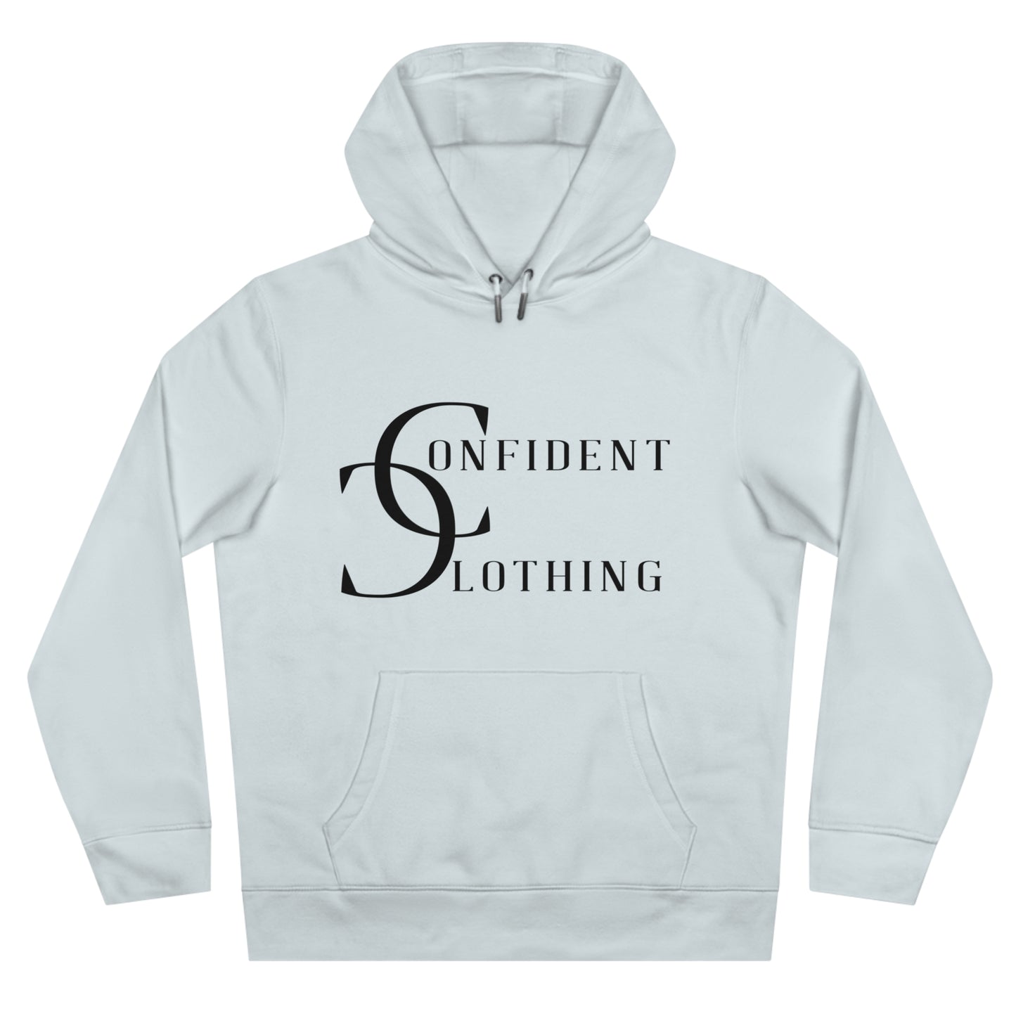 (hoodie unisex) multi-color Confident Clothing Luxury Hooded Sweatshirt (wcc black logo)