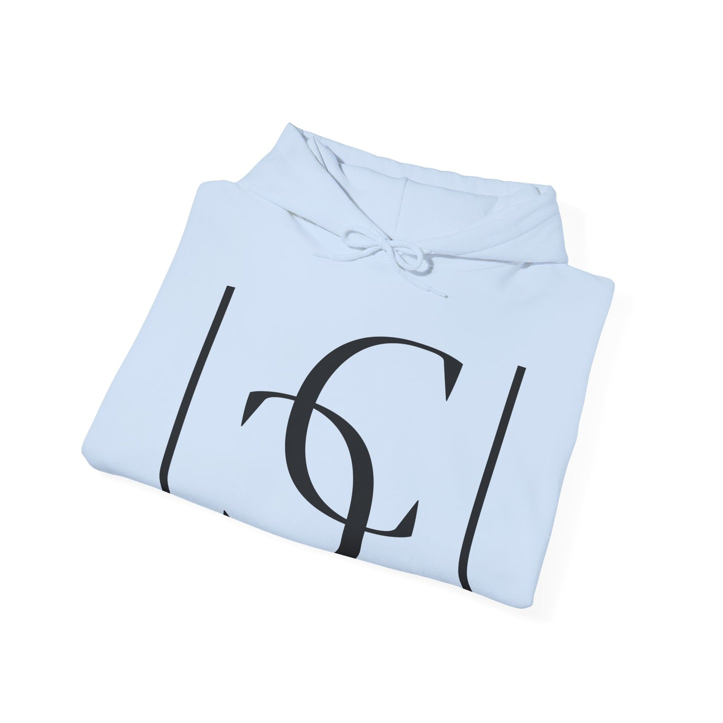 cc (Unisex) multi-color Confident Clothing (ELITE) Luxury Hooded Sweatshirt (black logo)