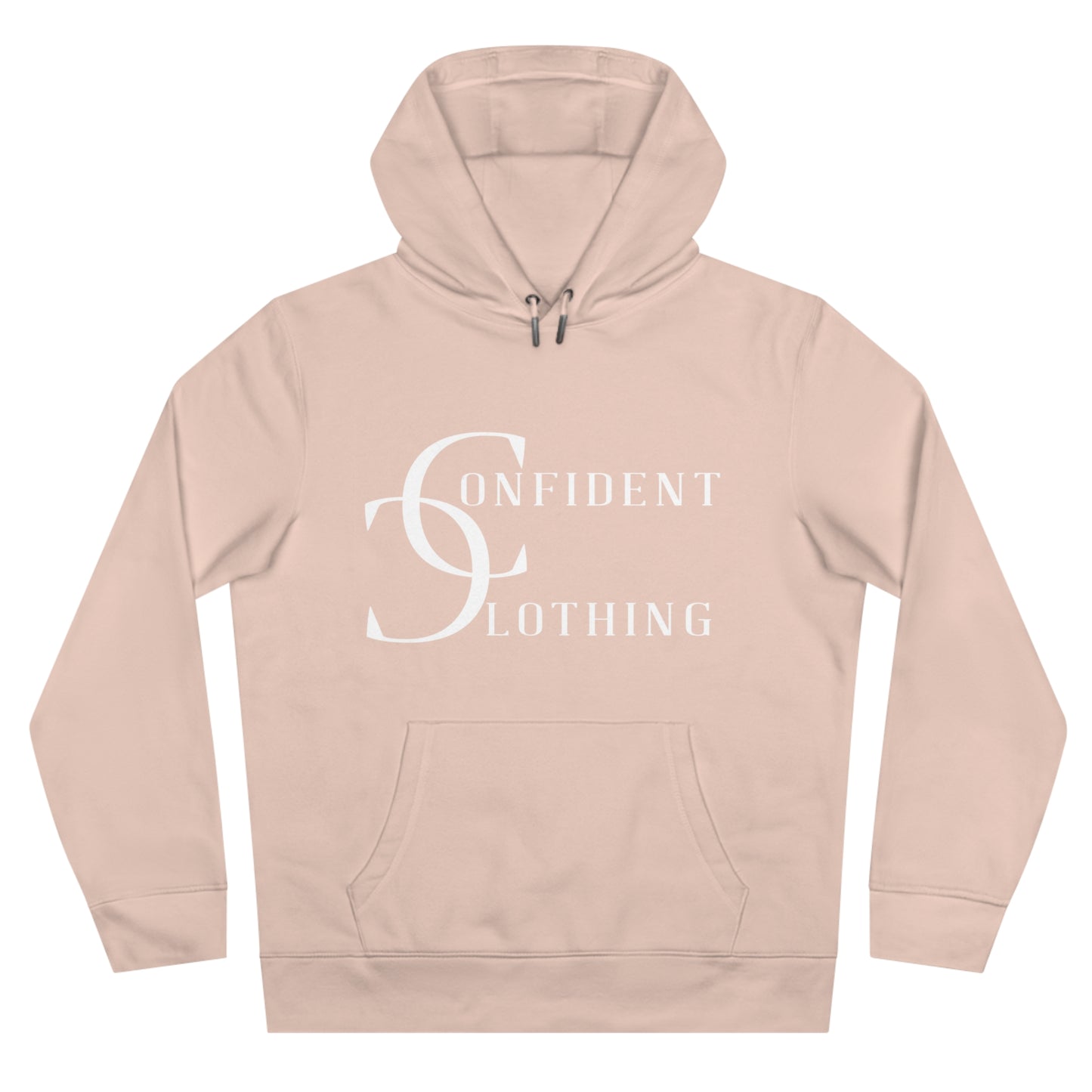 (hoodie unisex) multi-color Confident Clothing Luxury Hooded Sweatshirt (wcc white logo)