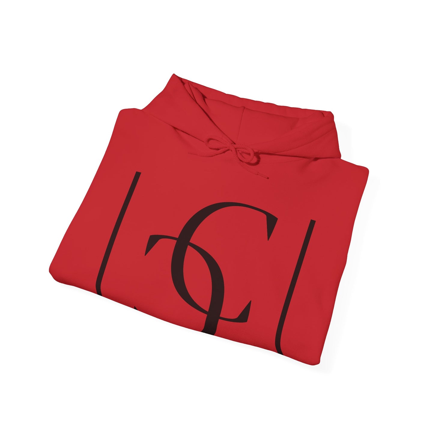 cc (Unisex) multi-color Confident Clothing (ELITE) Luxury Hooded Sweatshirt (black logo)