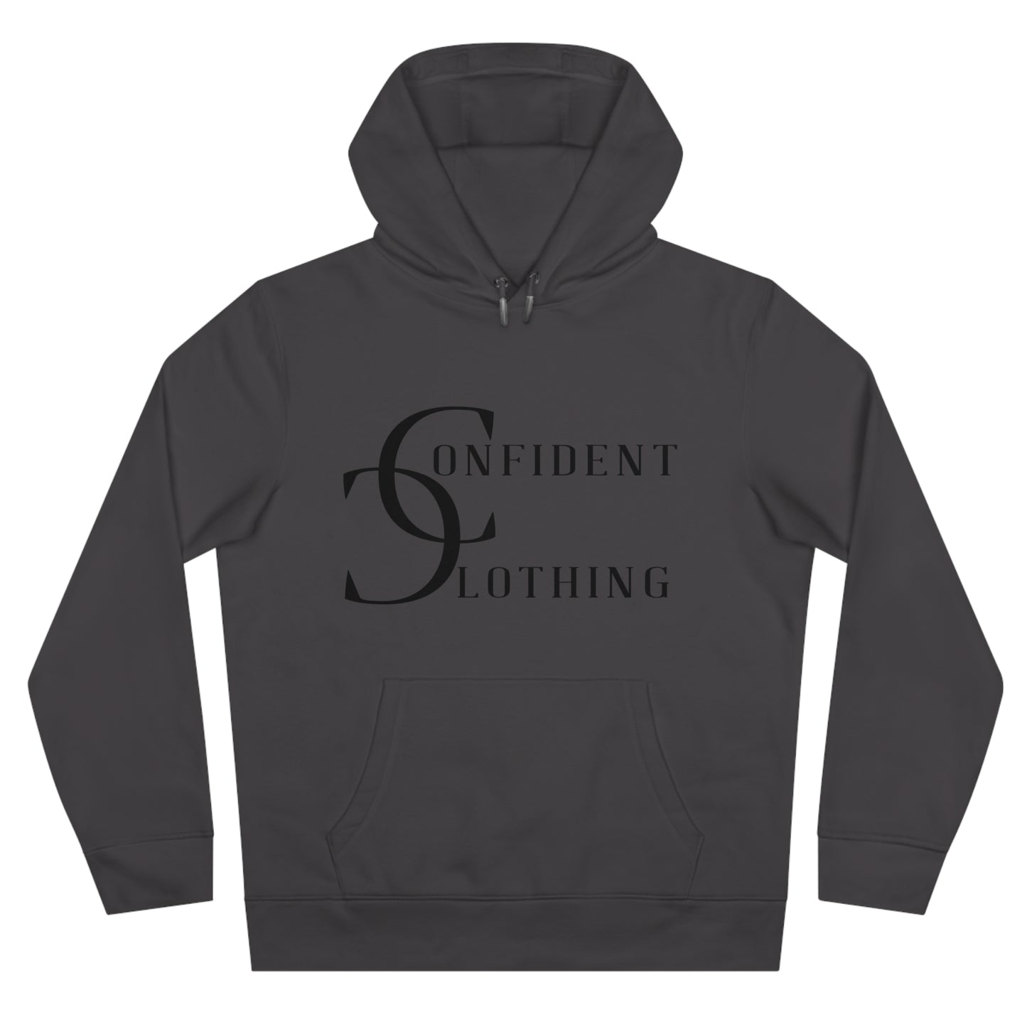 (hoodie unisex) multi-color Confident Clothing Luxury Hooded Sweatshirt (wcc black logo)