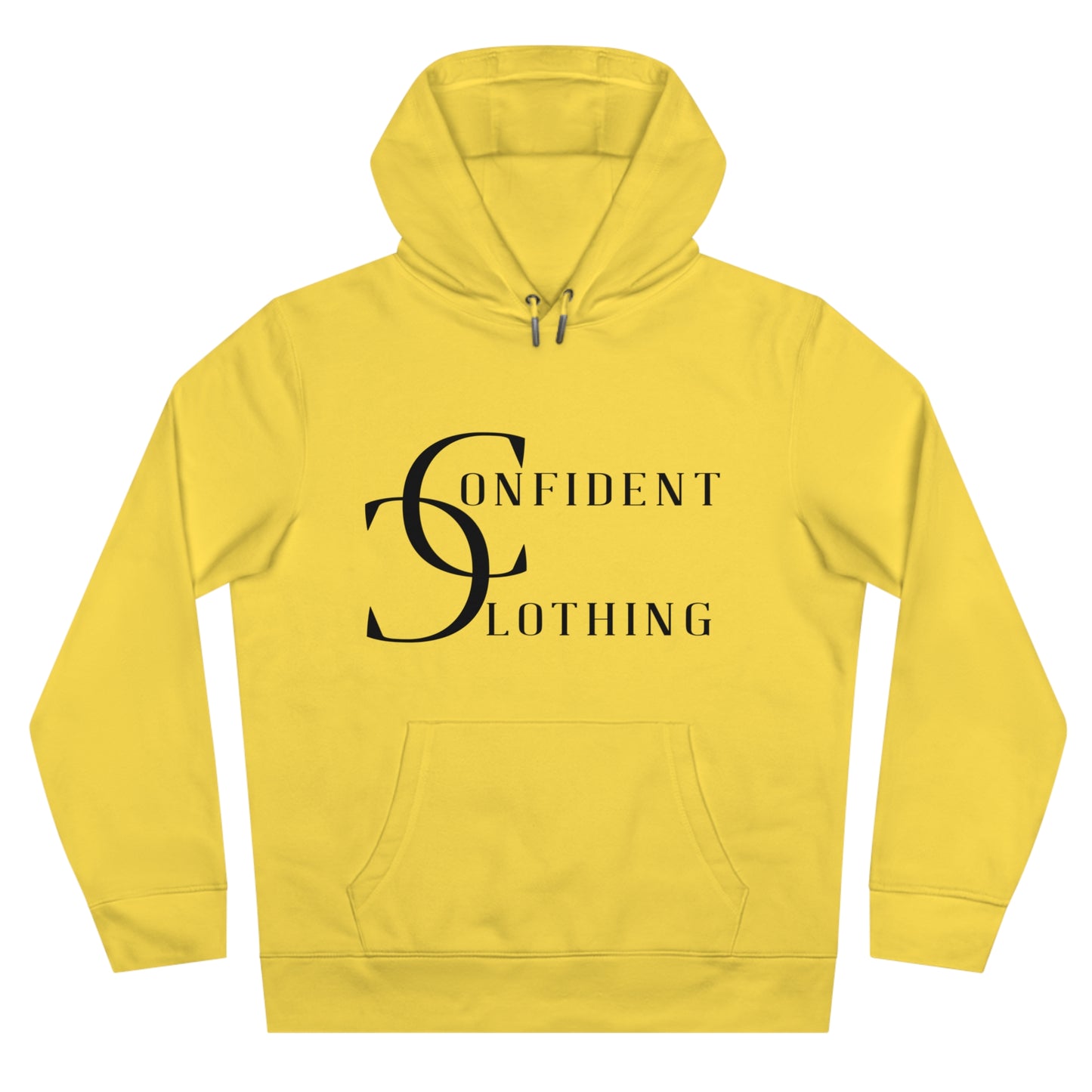 (hoodie unisex) multi-color Confident Clothing Luxury Hooded Sweatshirt (wcc black logo)