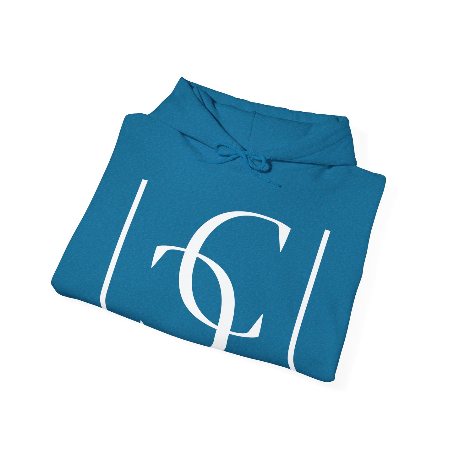 cc (Unisex) multi-color Confident Clothing (ELITE) Luxury Hooded Sweatshirt (white logo)