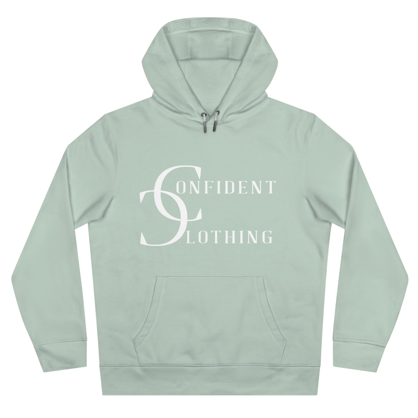 (hoodie unisex) multi-color Confident Clothing Luxury Hooded Sweatshirt (wcc white logo)