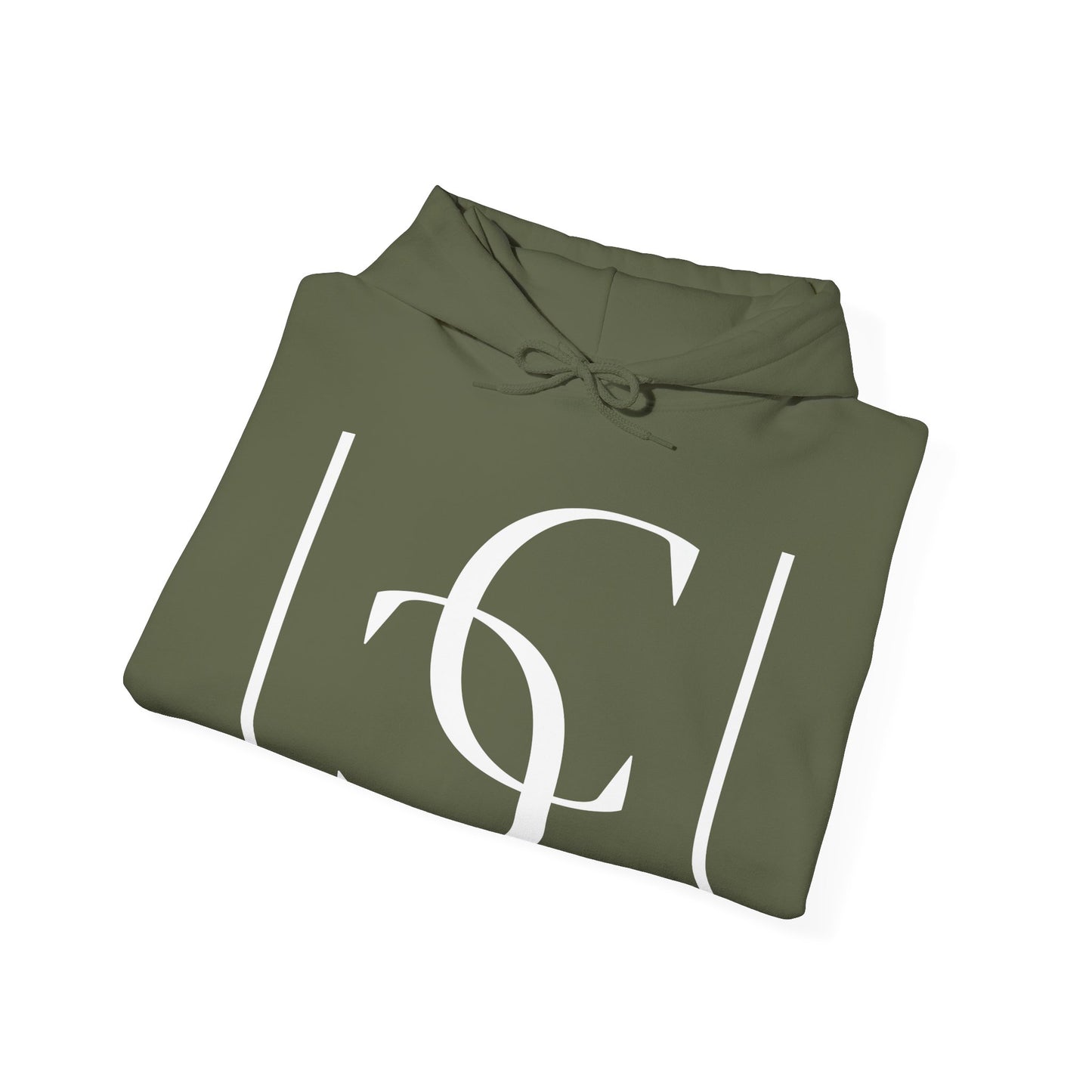 cc (Unisex) multi-color Confident Clothing (ELITE) Luxury Hooded Sweatshirt (white logo)