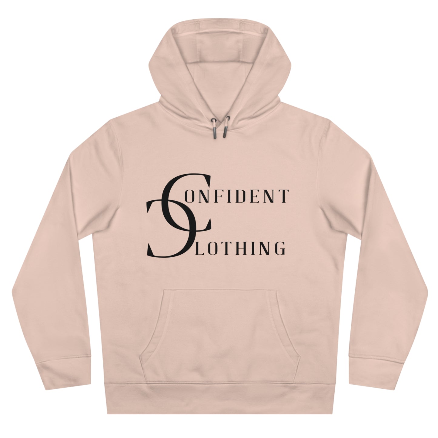 (hoodie unisex) multi-color Confident Clothing Luxury Hooded Sweatshirt (wcc black logo)