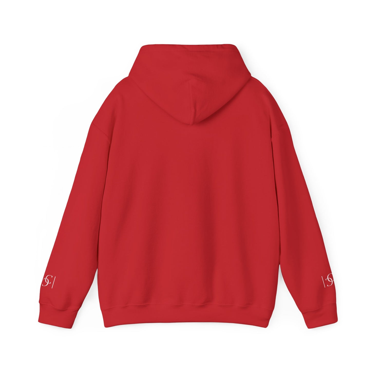 cc (Unisex) multi-color Confident Clothing (ELITE) Luxury Hooded Sweatshirt (white logo)