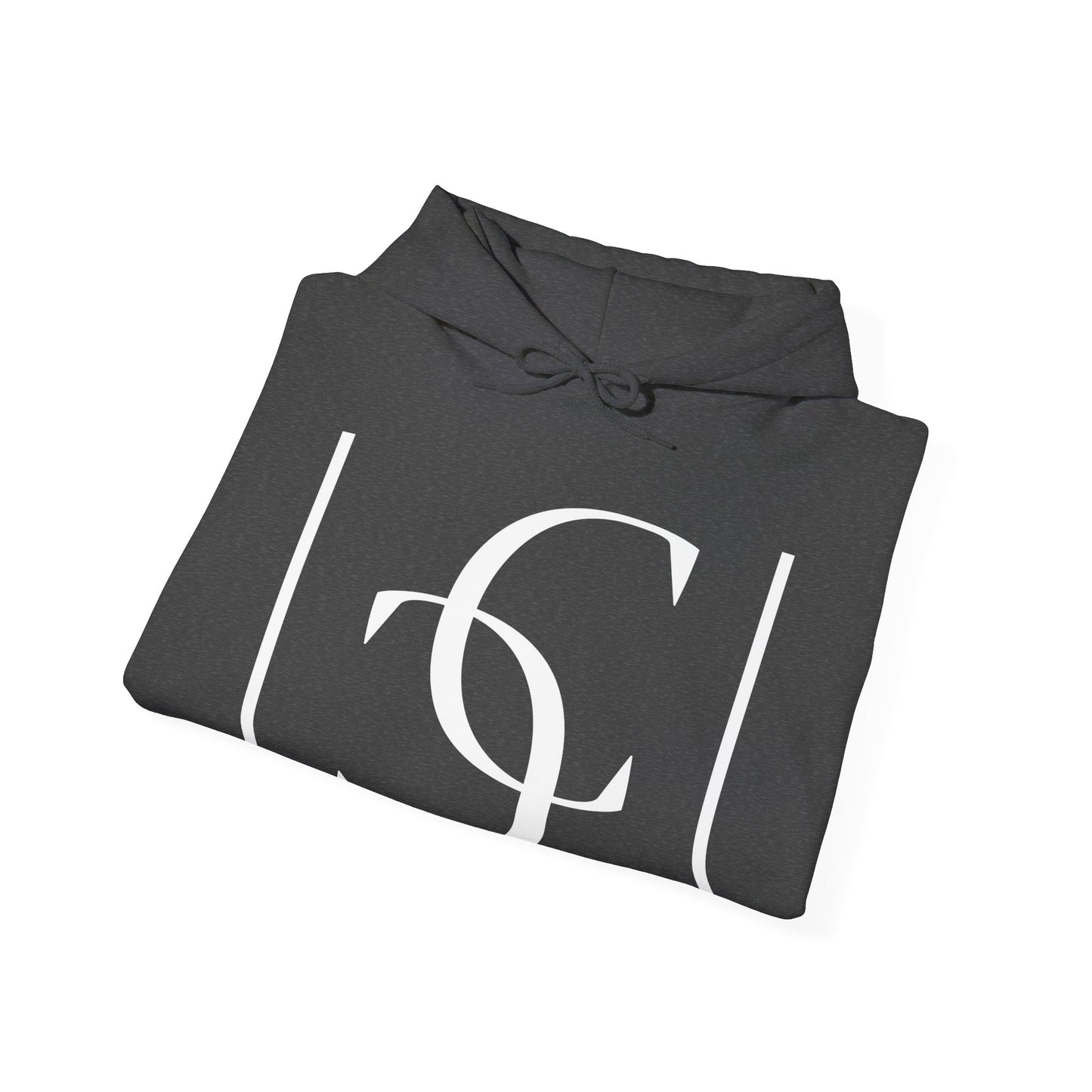 cc (Unisex) multi-color Confident Clothing (ELITE) Luxury Hooded Sweatshirt (white logo)