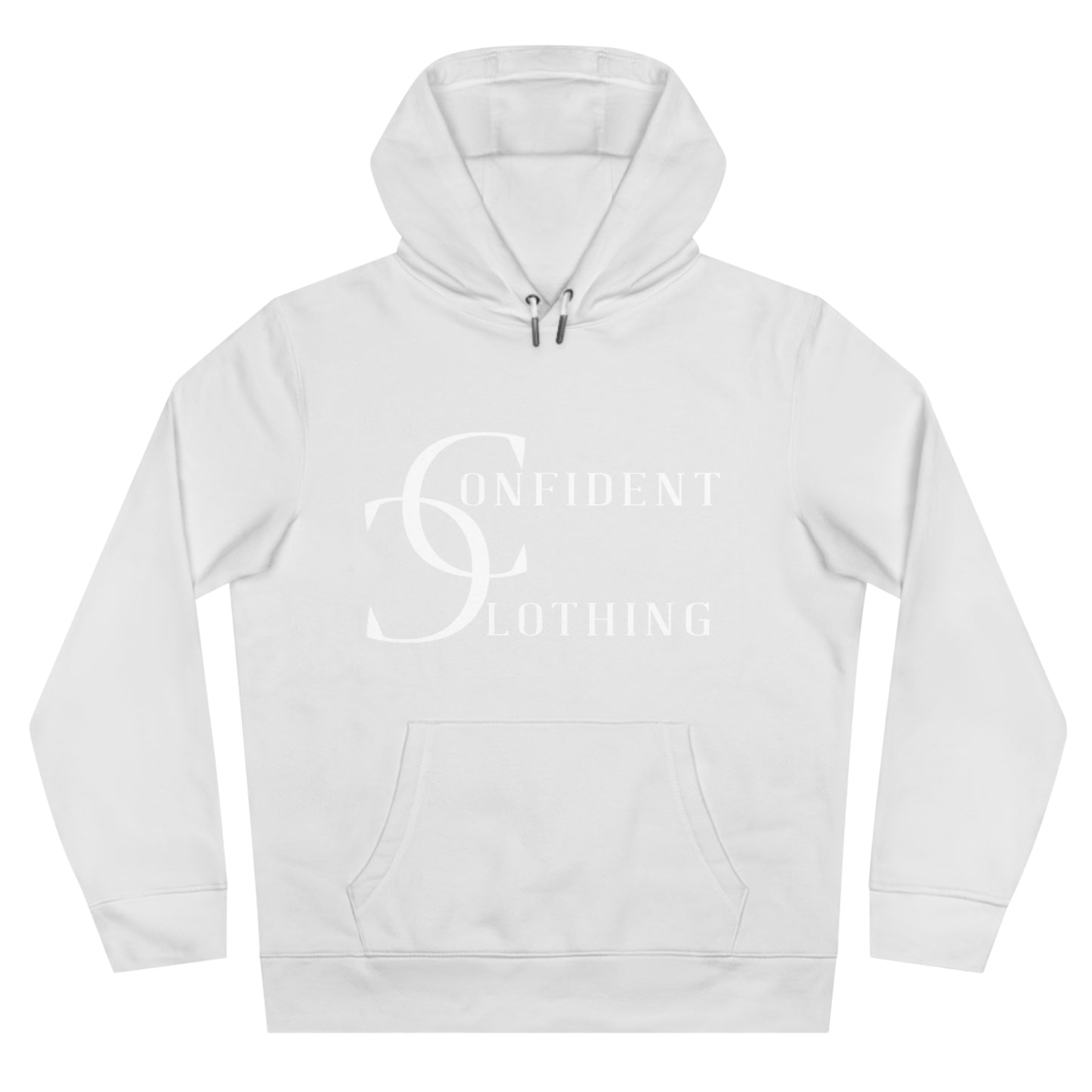 (hoodie unisex) multi-color Confident Clothing Luxury Hooded Sweatshirt (wcc white logo)
