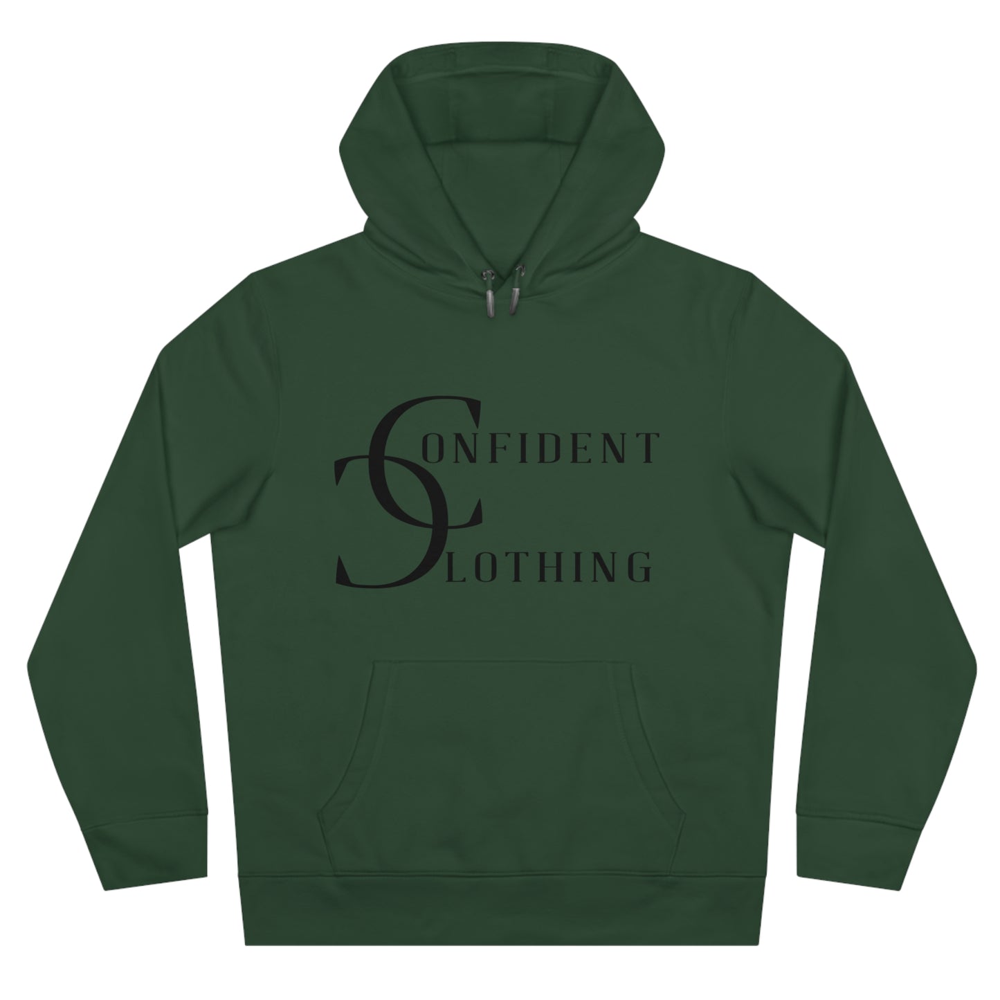 (hoodie unisex) multi-color Confident Clothing Luxury Hooded Sweatshirt (wcc black logo)