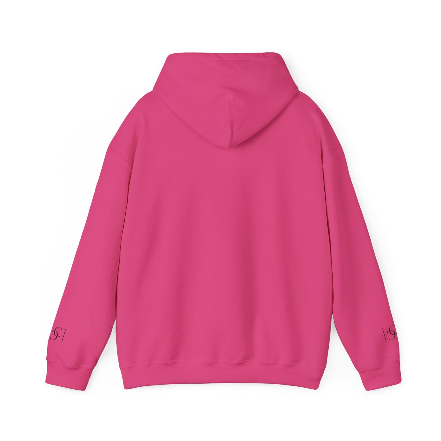 cc (Unisex) multi-color Confident Clothing (ELITE) Luxury Hooded Sweatshirt (black logo)