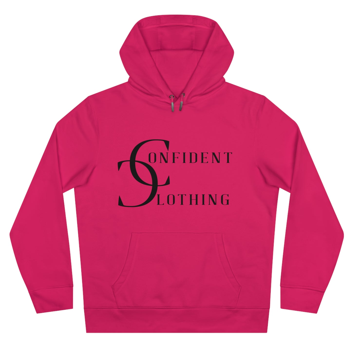(hoodie unisex) multi-color Confident Clothing Luxury Hooded Sweatshirt (wcc black logo)
