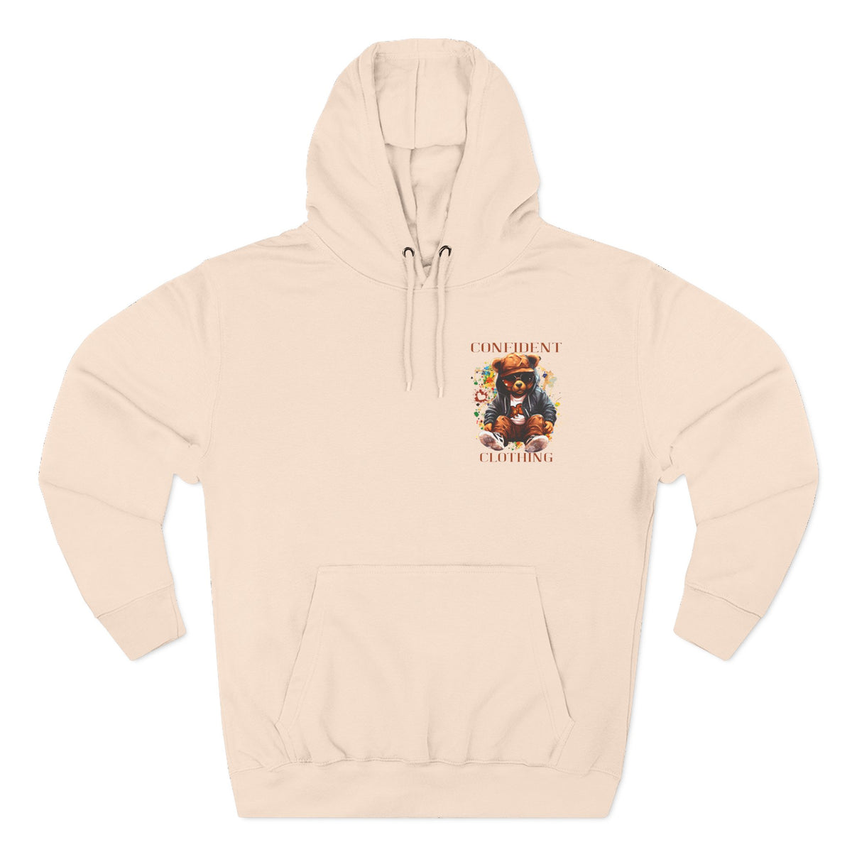 0.4 Confident Clothing Cool Bear Graphic Hoodie