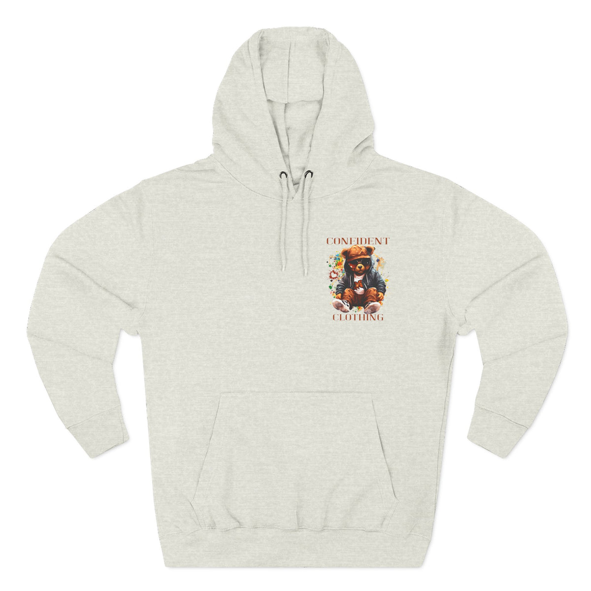 0.4 Confident Clothing Cool Bear Graphic Hoodie