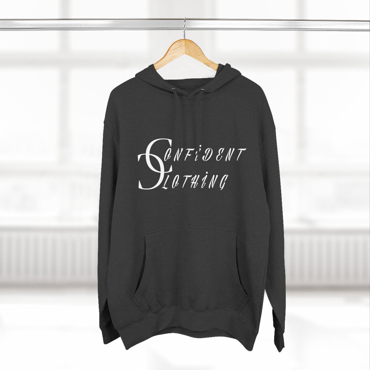 0.3 Confident Slaying Inspirational Fleece Hoodie