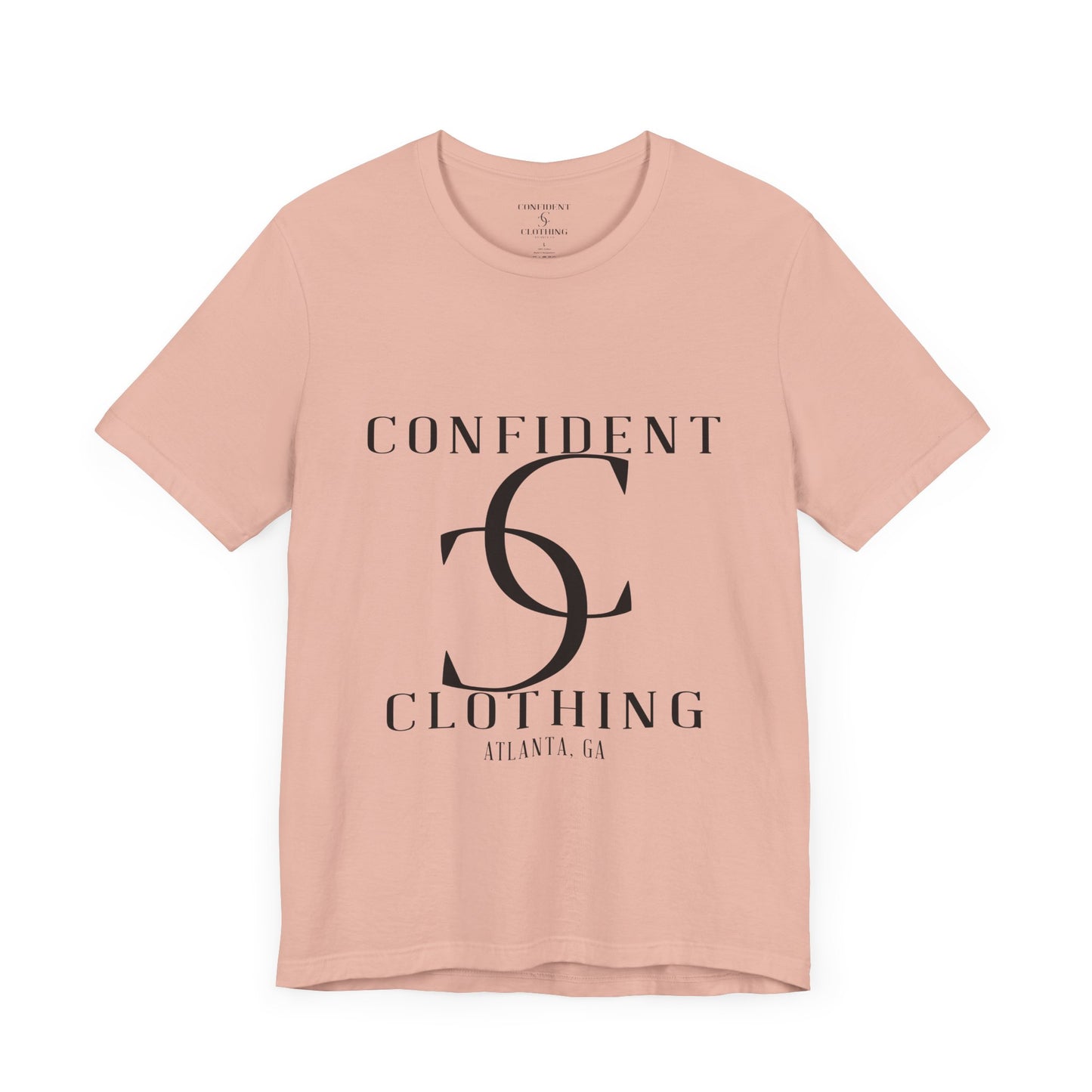 cc (Unisex) Confident Clothing Luxury Jersey Short Sleeve Tee (mustard)