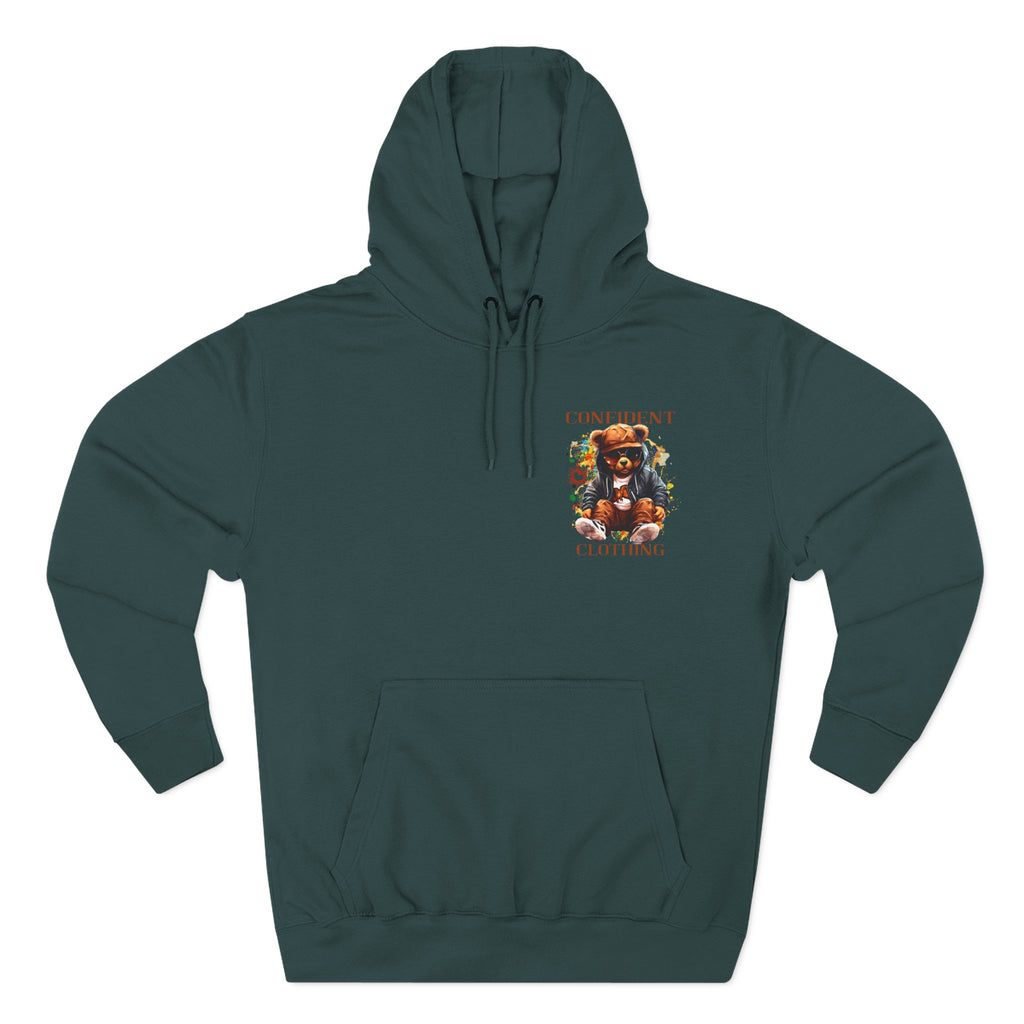 0.4 Confident Clothing Cool Bear Graphic Hoodie