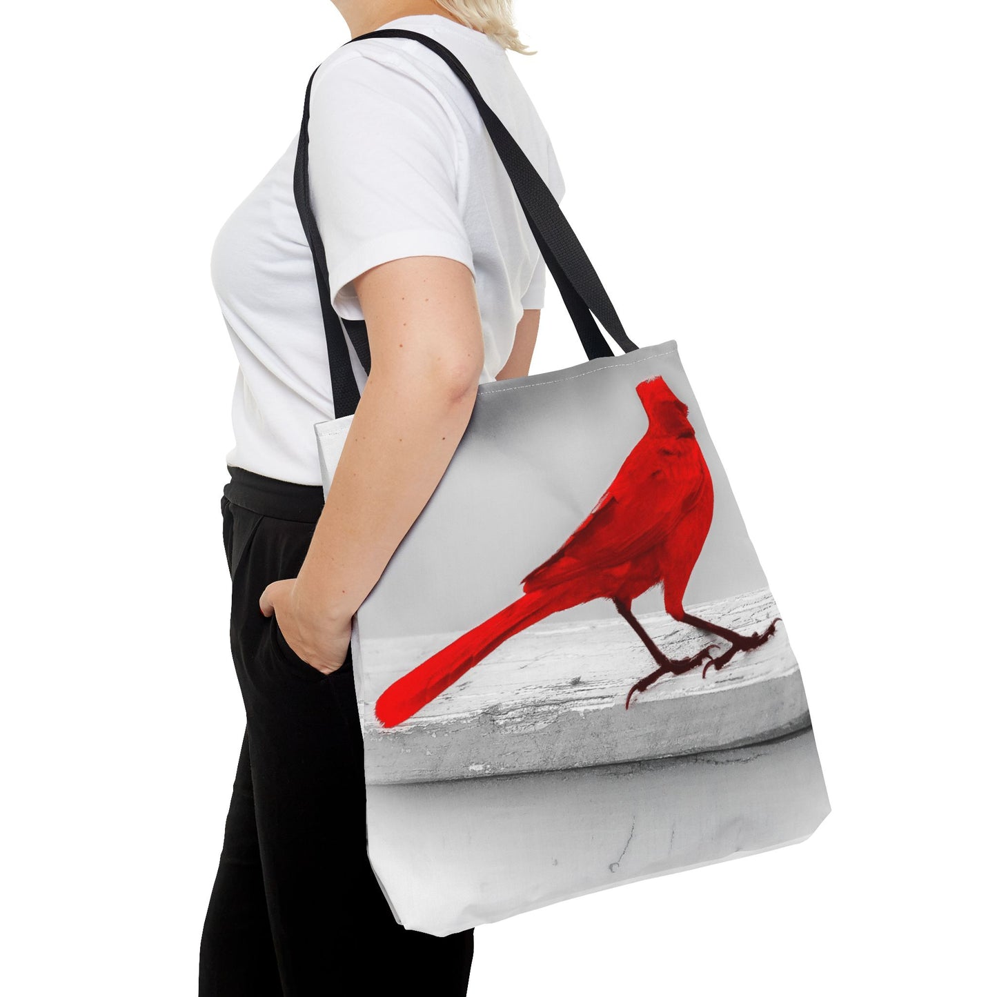 Red Bird Tote Bag