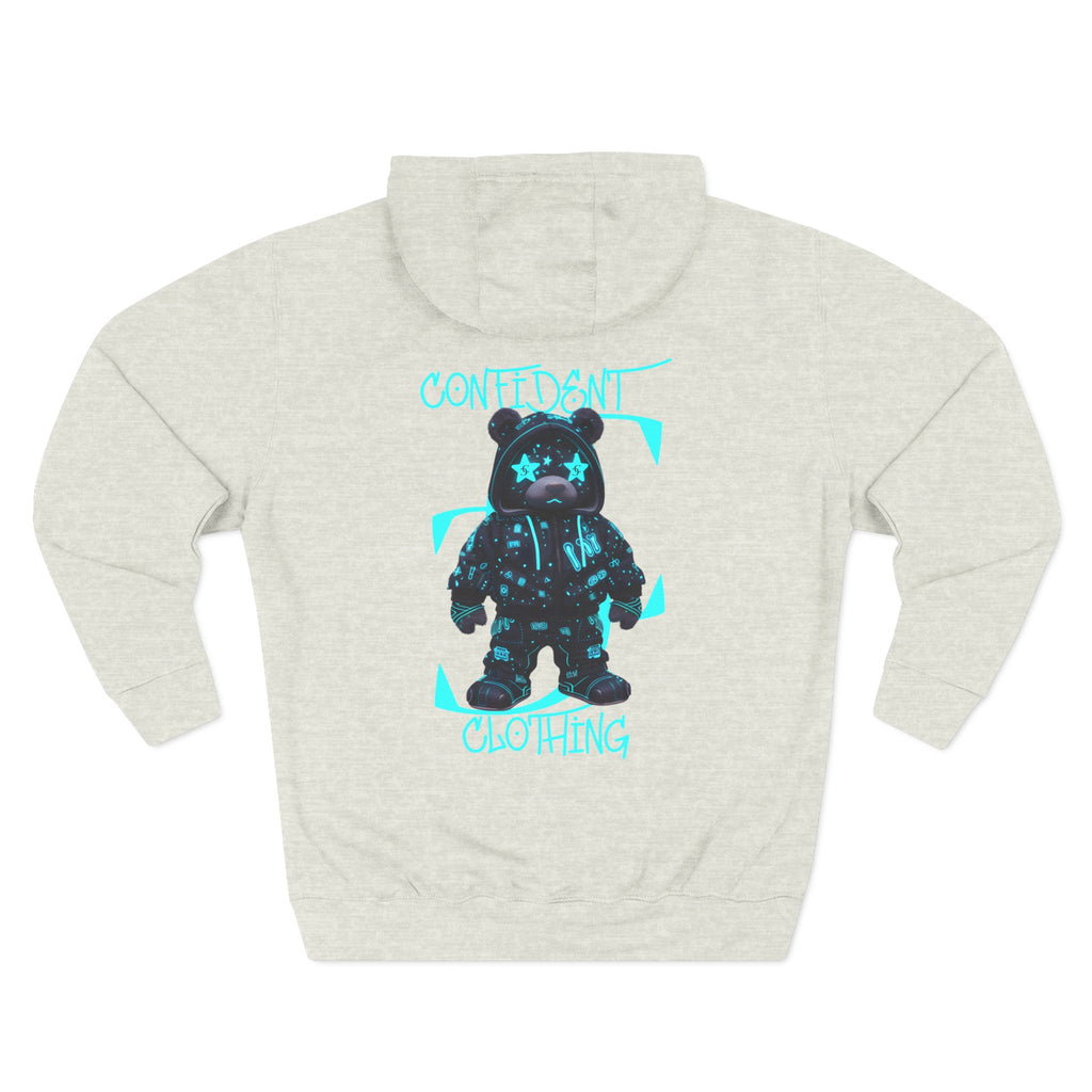 0.12 Confident Clothing Superstar Bear Graphic Fleece Hoodie