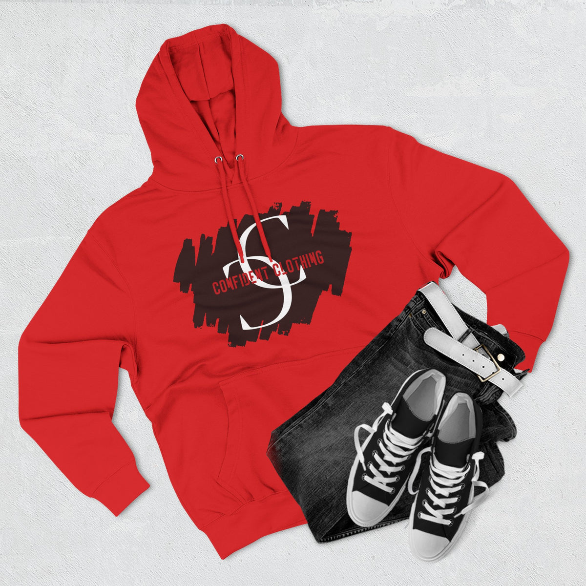 1.9 Confidence Clothing Graphic Fleece Hoodie
