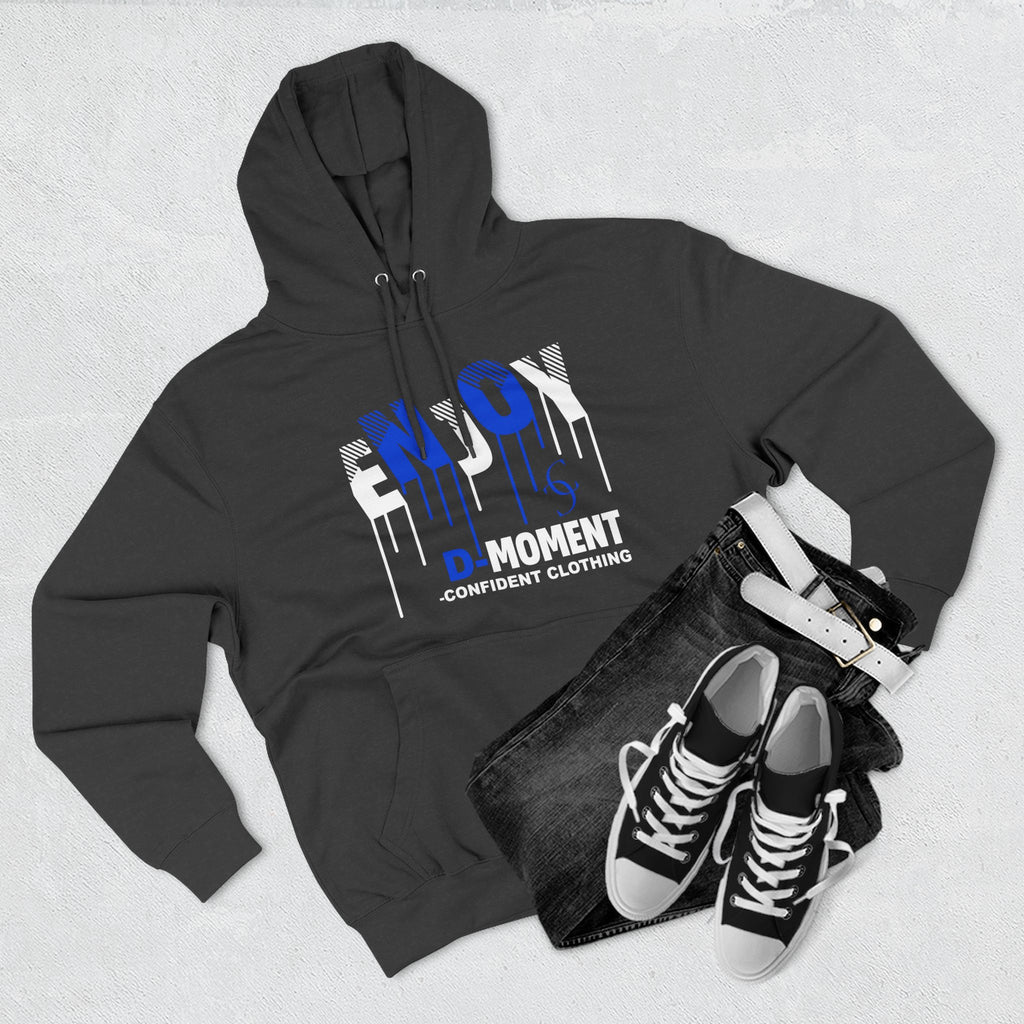1.0 Confident Clothing Enjoy D Moment Drip Graphic Fleece Hoodie