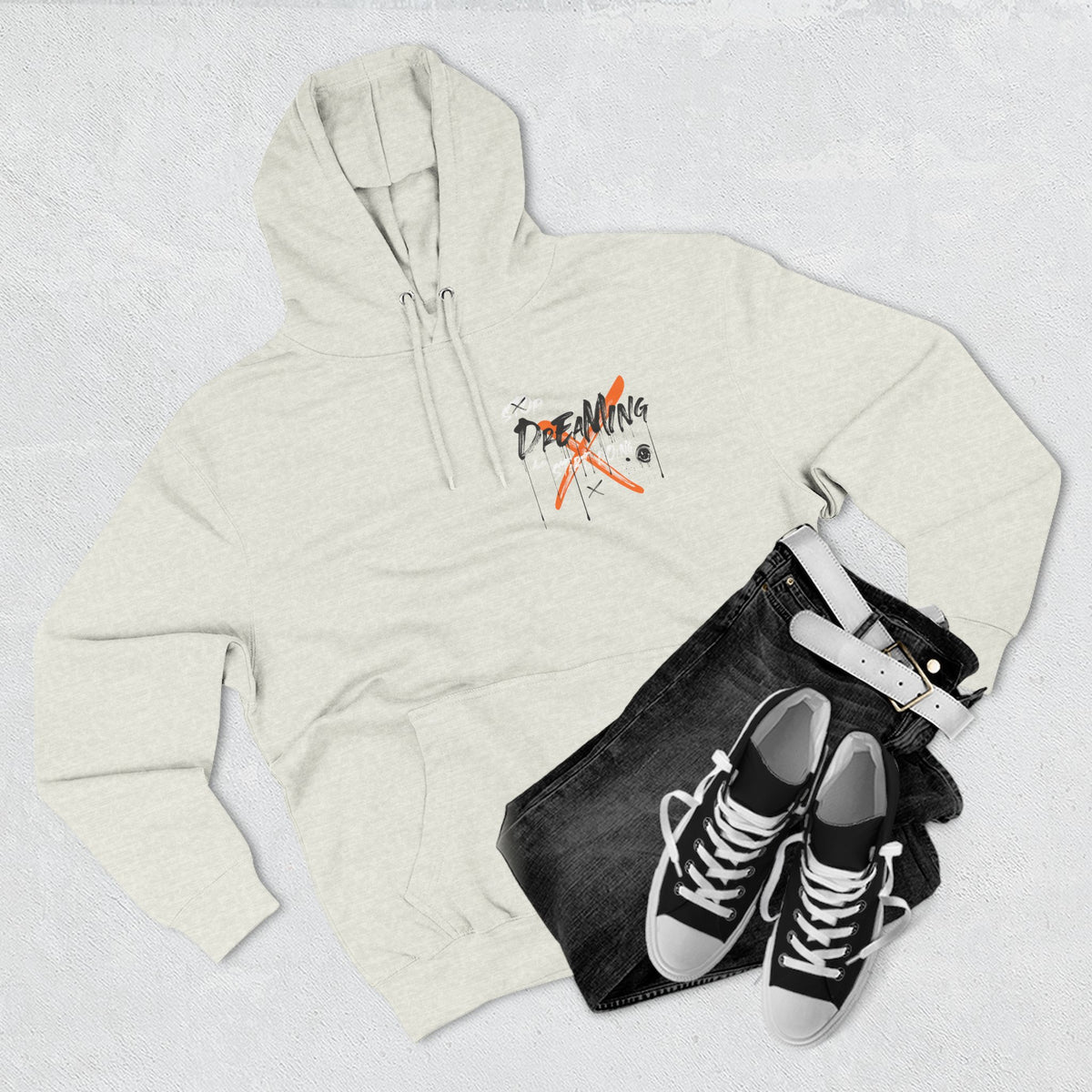 1.2 Confident Clothing Dreaming Graphic Fleece Hoodie