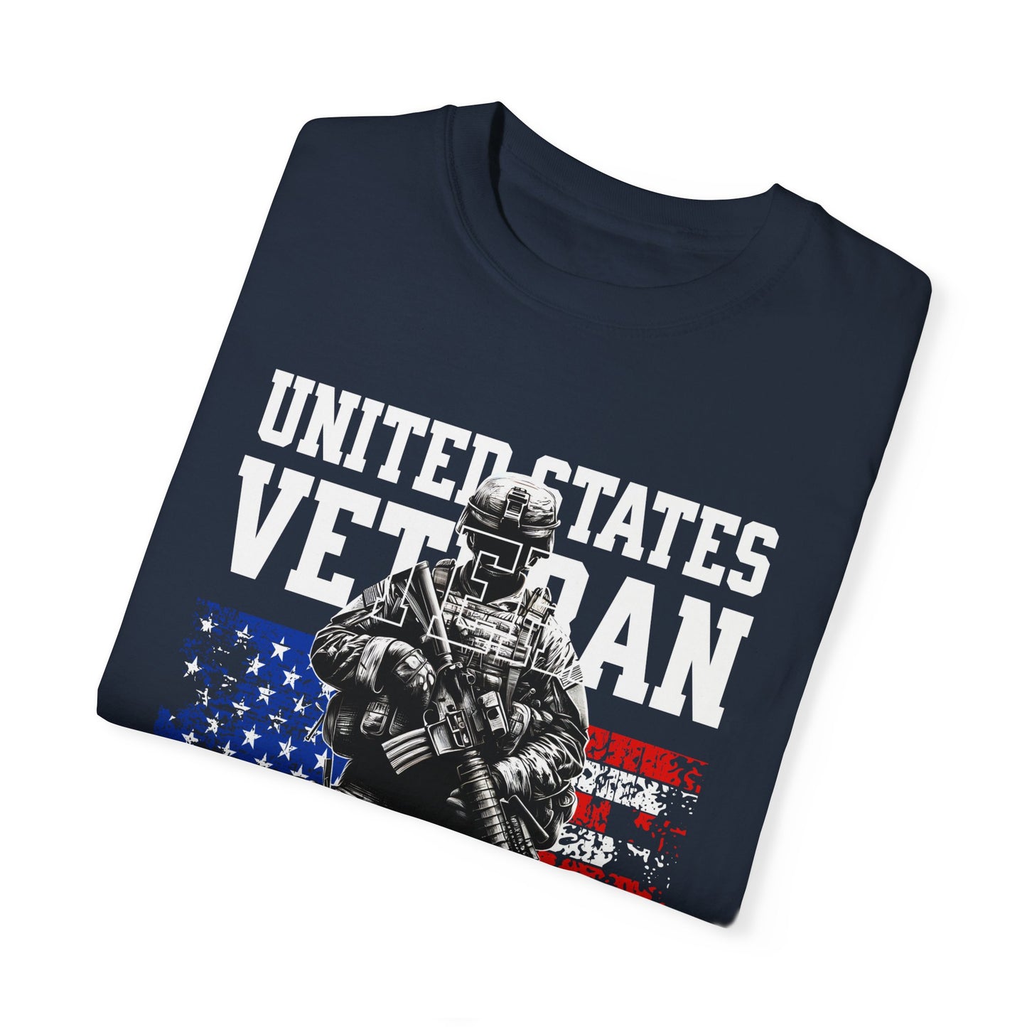 United States Veteran Unisex Garment-Dyed T-shirt