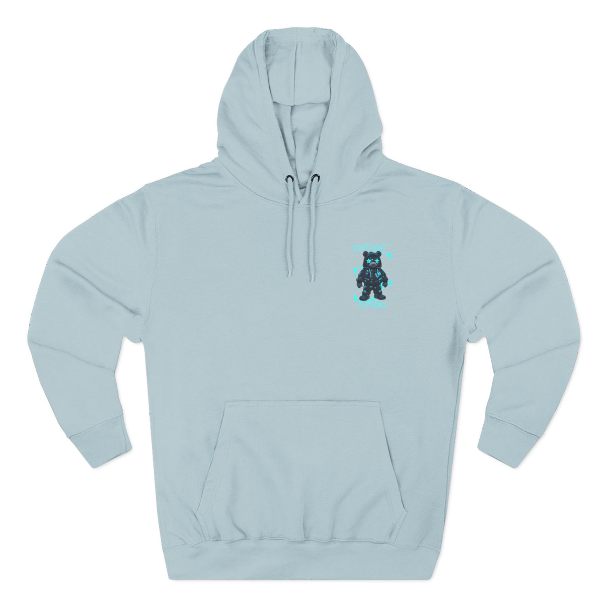 0.12 Confident Clothing Superstar Bear Graphic Fleece Hoodie