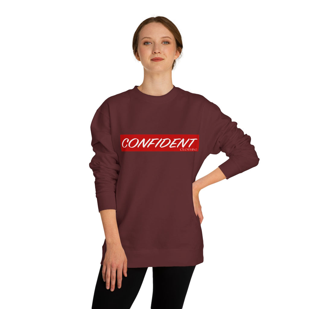 0.7 Confident Clothing Unisex Crew Neck Sweatshirt
