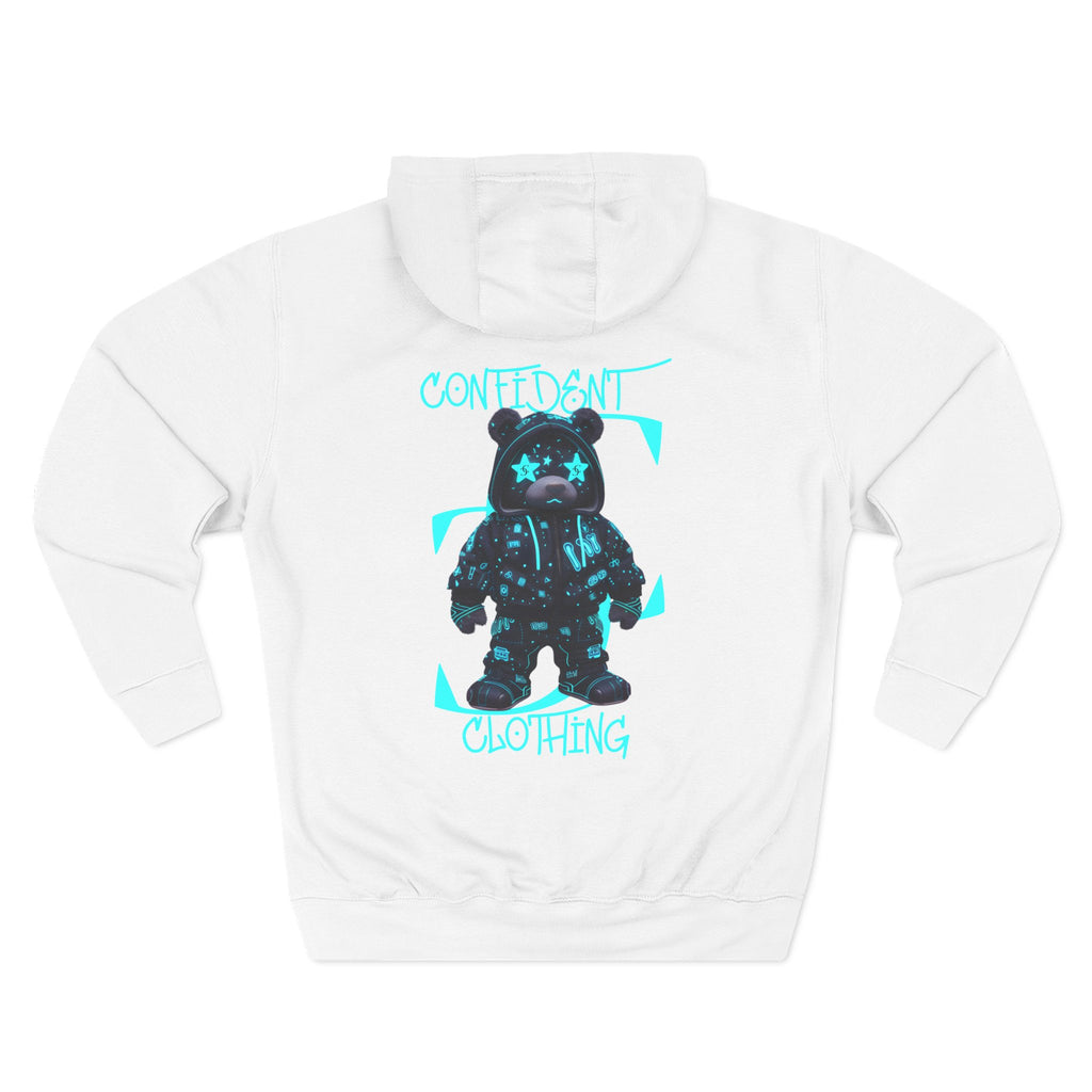 0.12 Confident Clothing Superstar Bear Graphic Fleece Hoodie