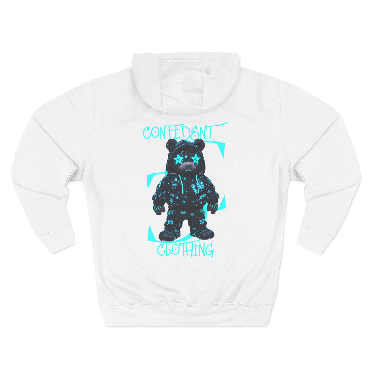 0.12 Confident Clothing Superstar Bear Graphic Fleece Hoodie