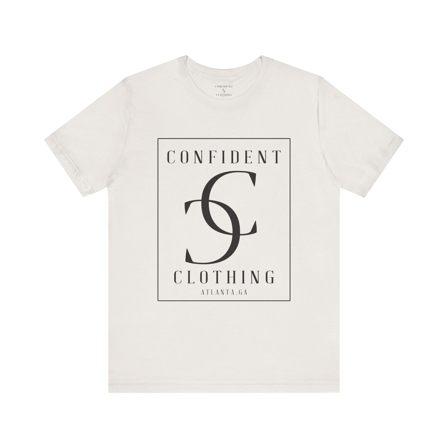 cc (Unisex) multi-color Jersey Short Sleeve Tee (black logo)