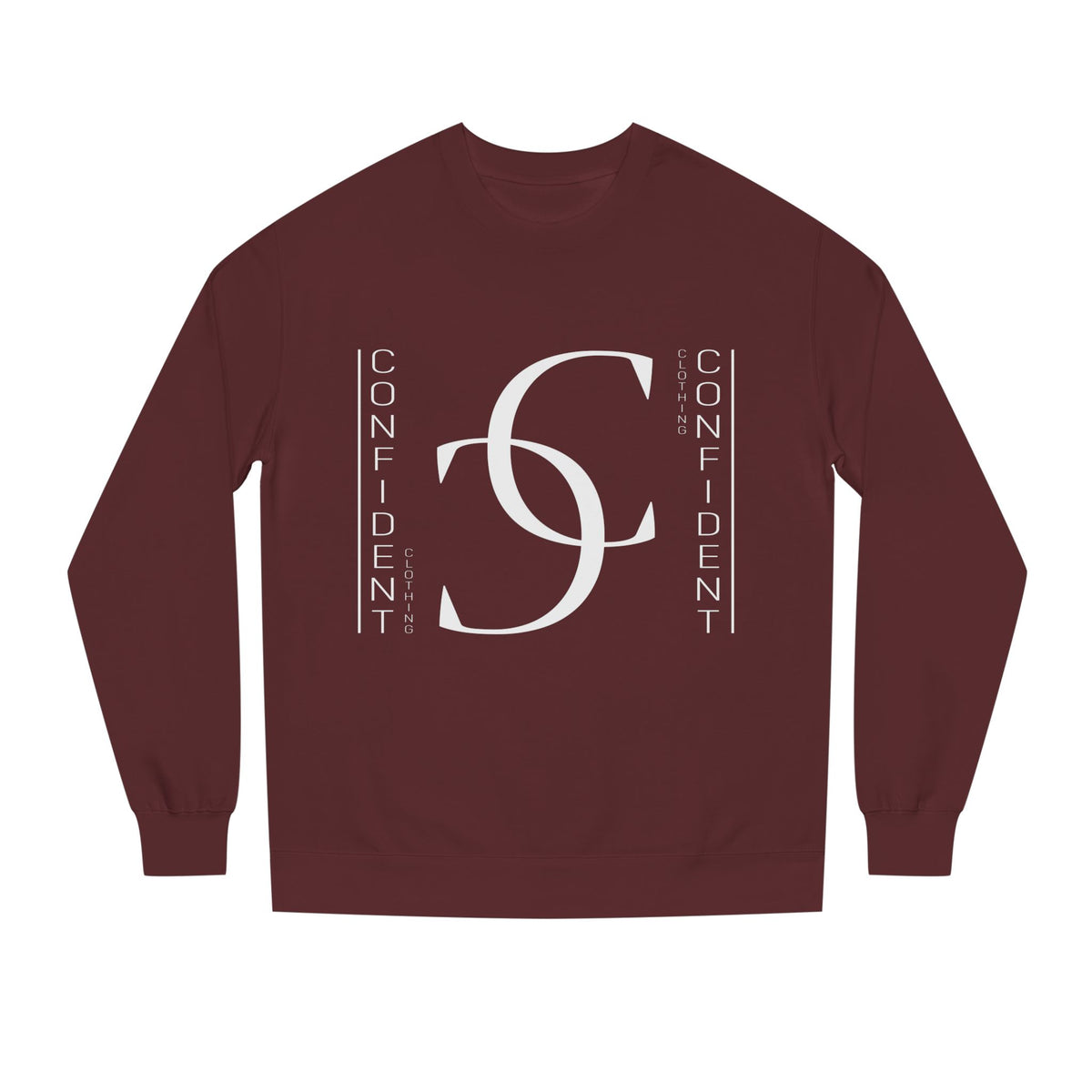0.2 Confident Clothing Unisex Crew Neck Sweatshirt