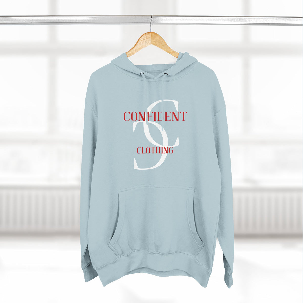 0.5 Confident Clothing Big Face Fleece Hoodie