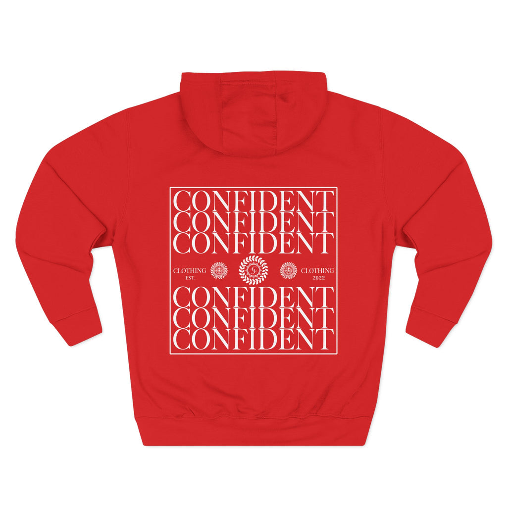 0.9 Confident Clothing Graphic Fleece Hoodie