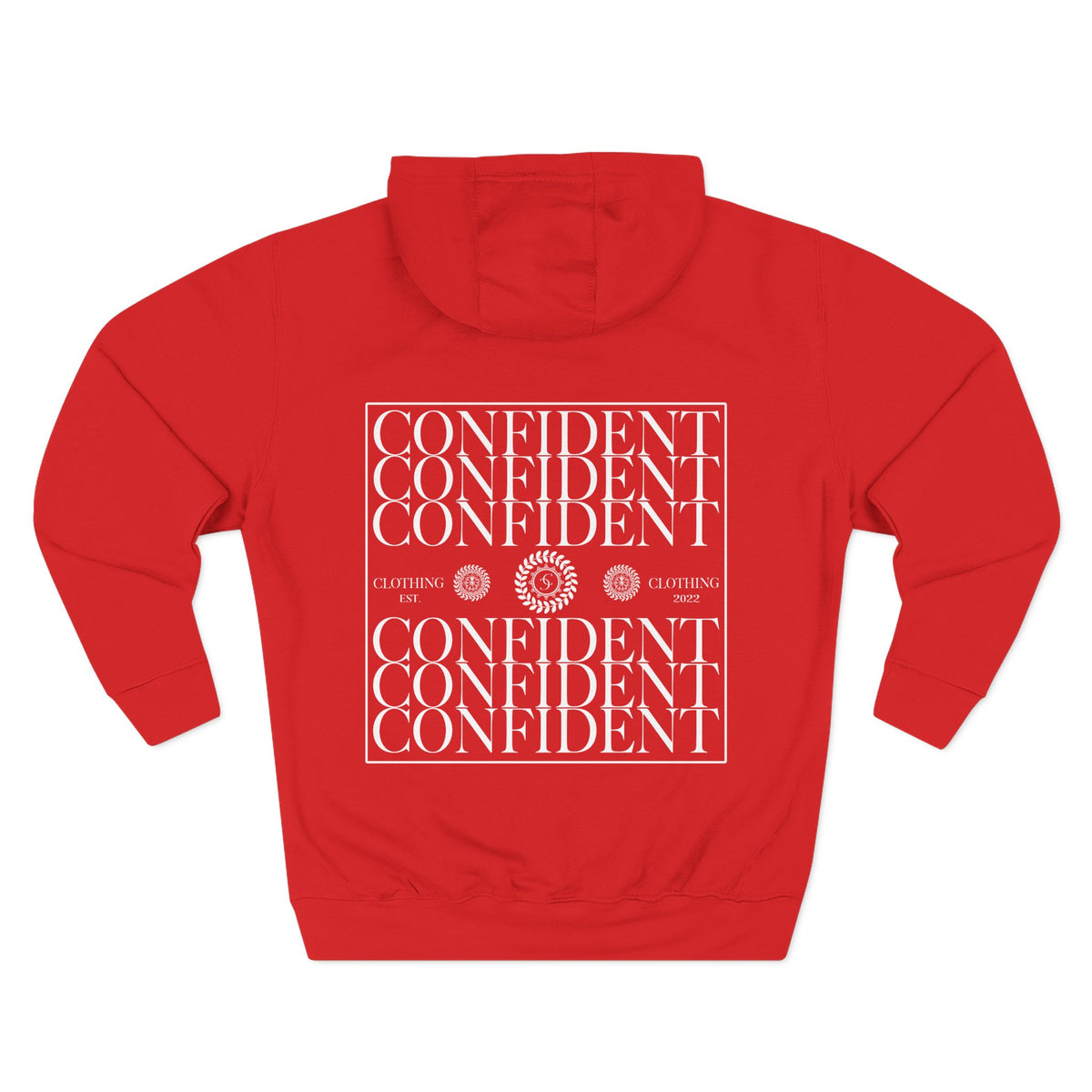0.9 Confident Clothing Graphic Fleece Hoodie