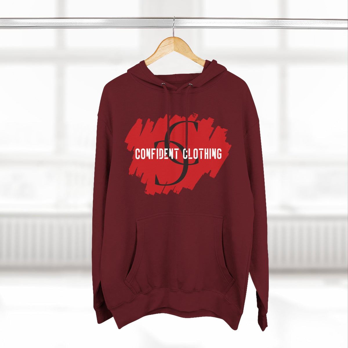 1.6 Confident Clothing Graphic Fleece Hoodie