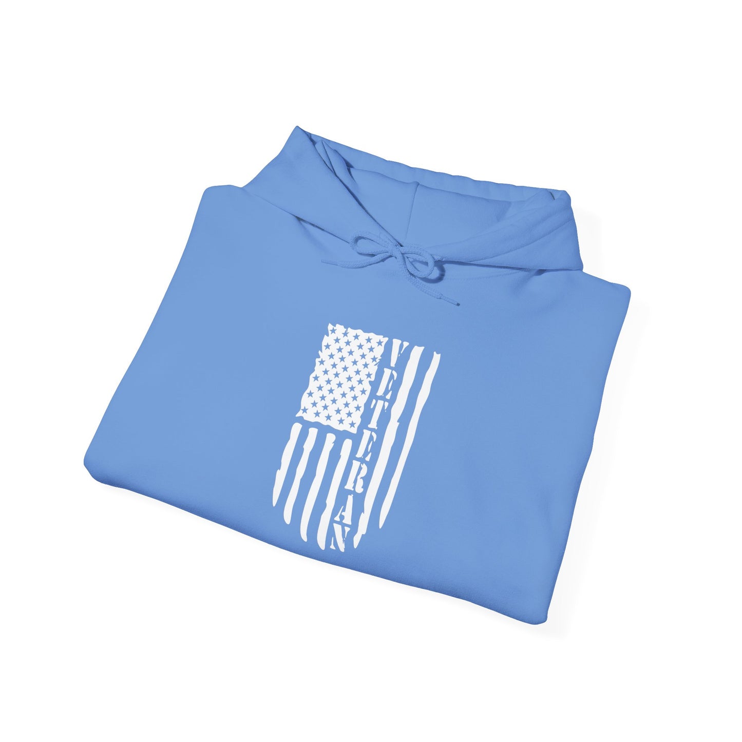 Veteran Black Hoodie (white logo)