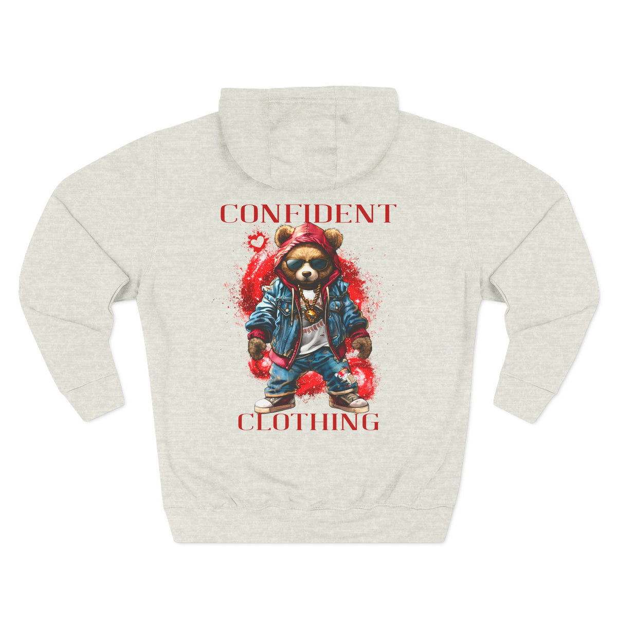 Confident Clothing Galaxy Bear Graphic Hoodie