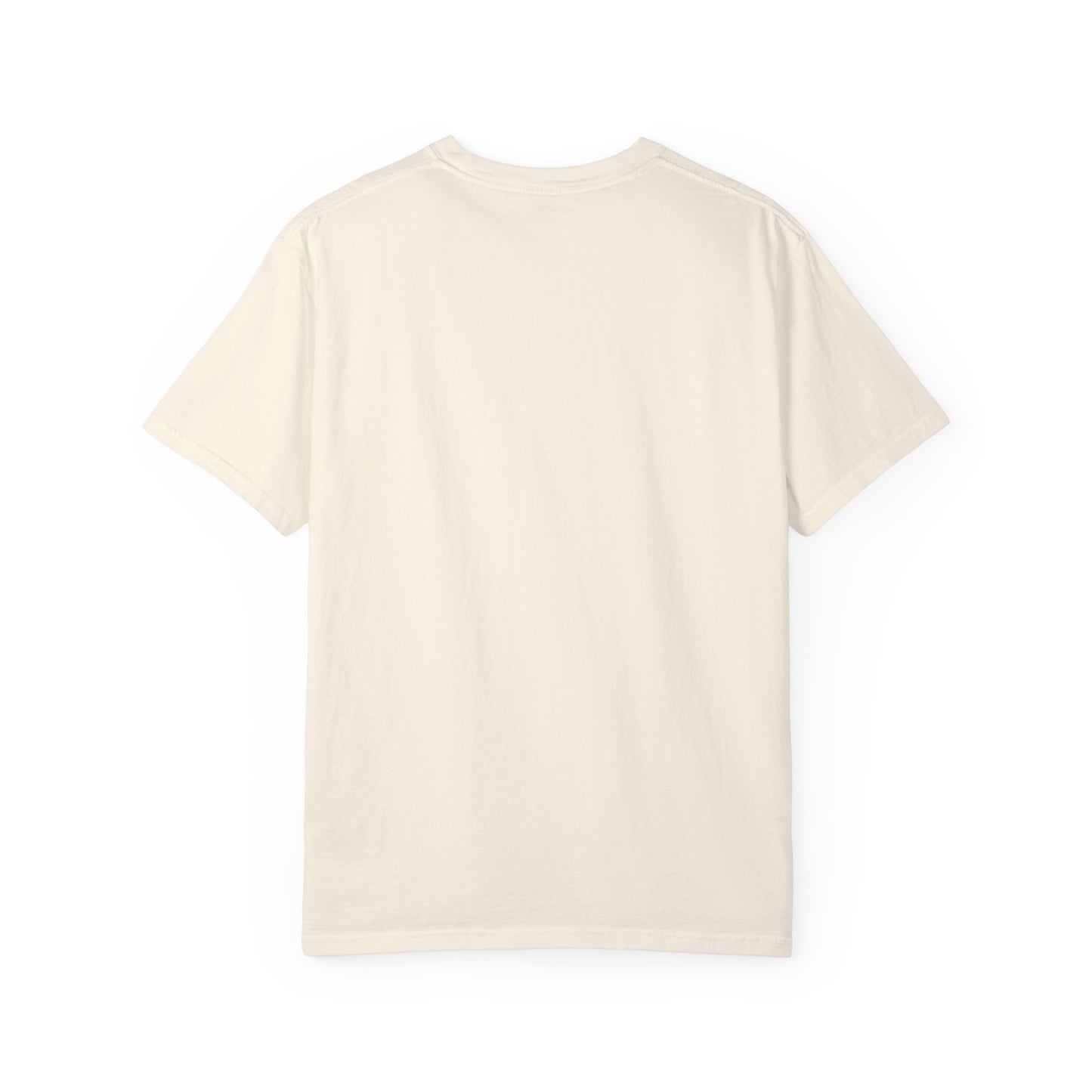 Veteran 1 Unisex Garment-Dyed T-shirt (white) black logo