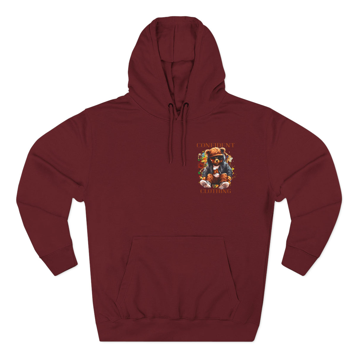 0.4 Confident Clothing Cool Bear Graphic Hoodie