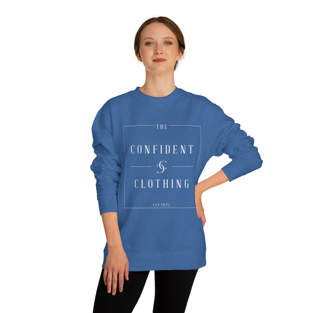 0.4 Confident Clothing Unisex Crew Neck Sweatshirt
