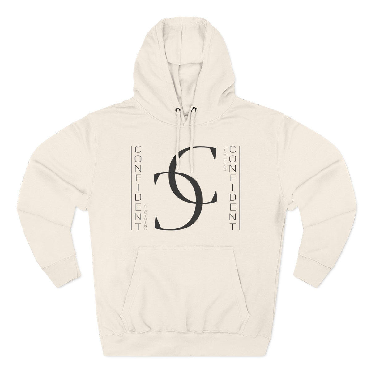 1.2 Confident Clothing Casual Graphic Fleece Hoodie