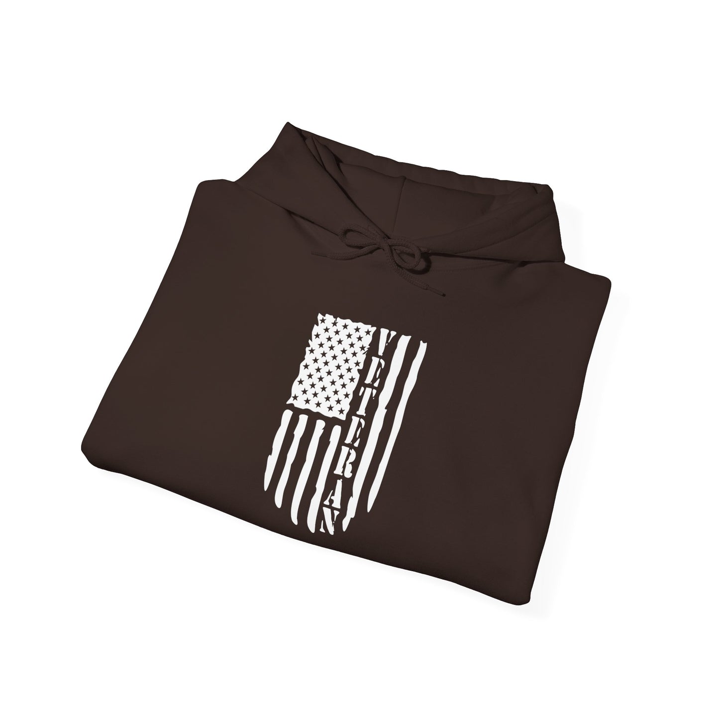 Veteran Black Hoodie (white logo)