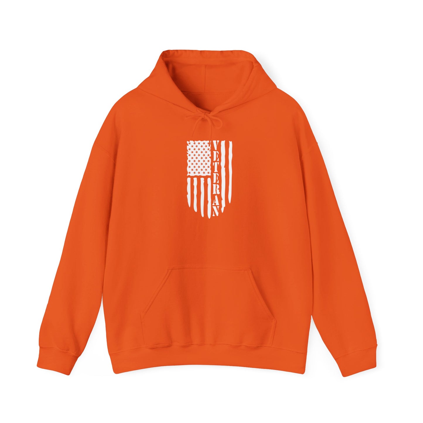 Veteran Black Hoodie (white logo)