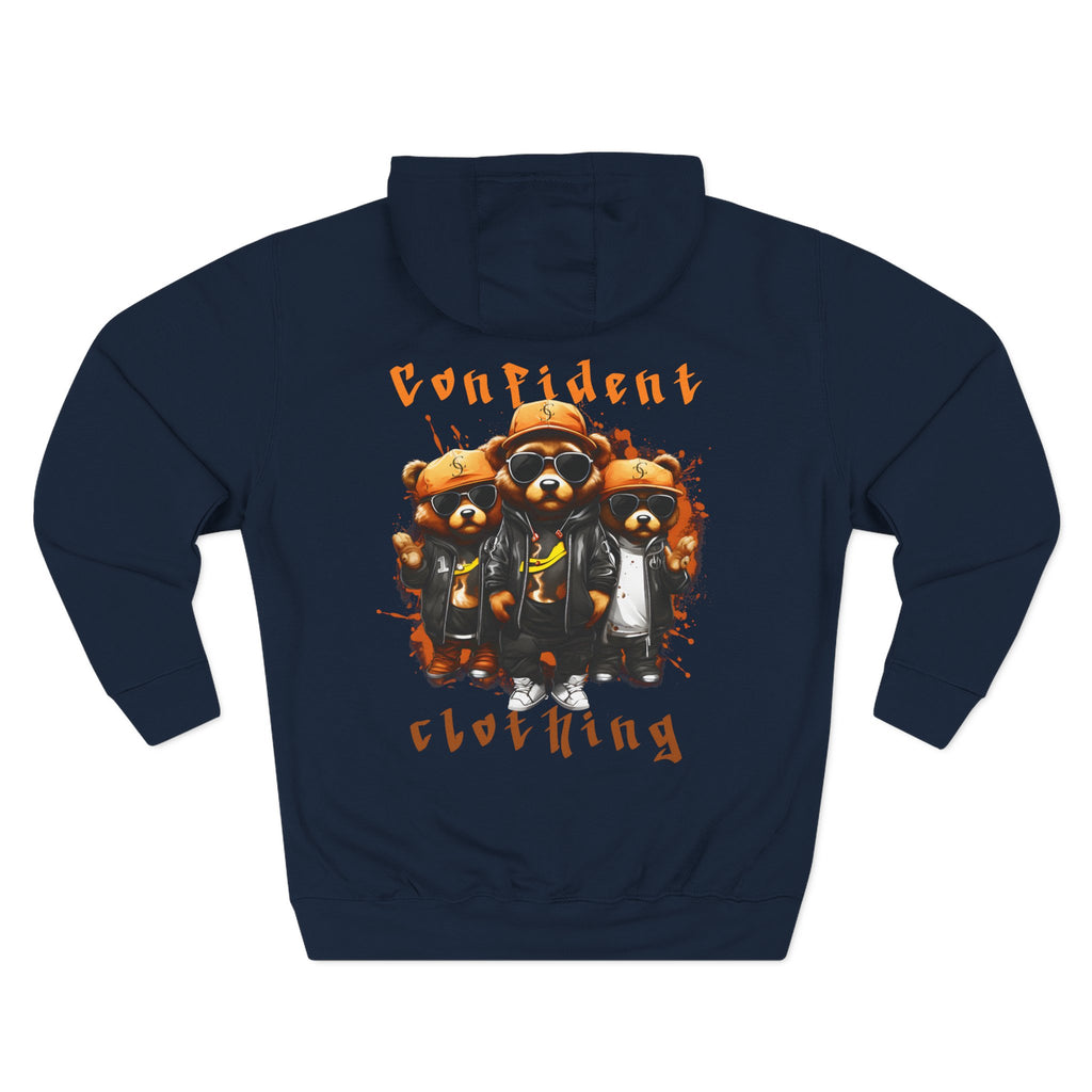 Confident Clothing Raccoon Crew Fleece Hoodie