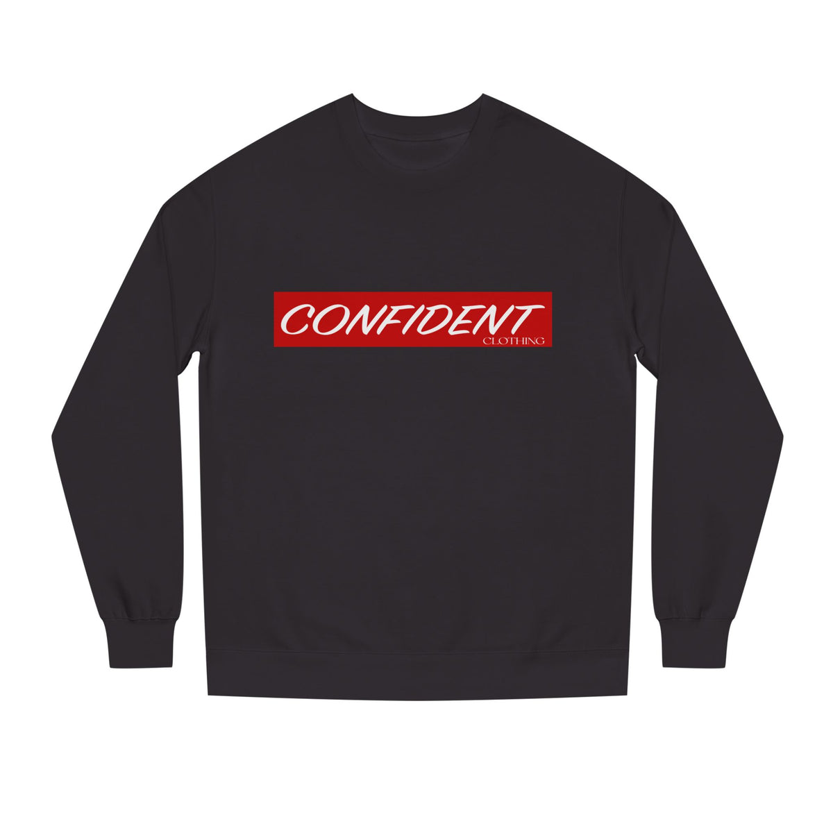 0.7 Confident Clothing Unisex Crew Neck Sweatshirt