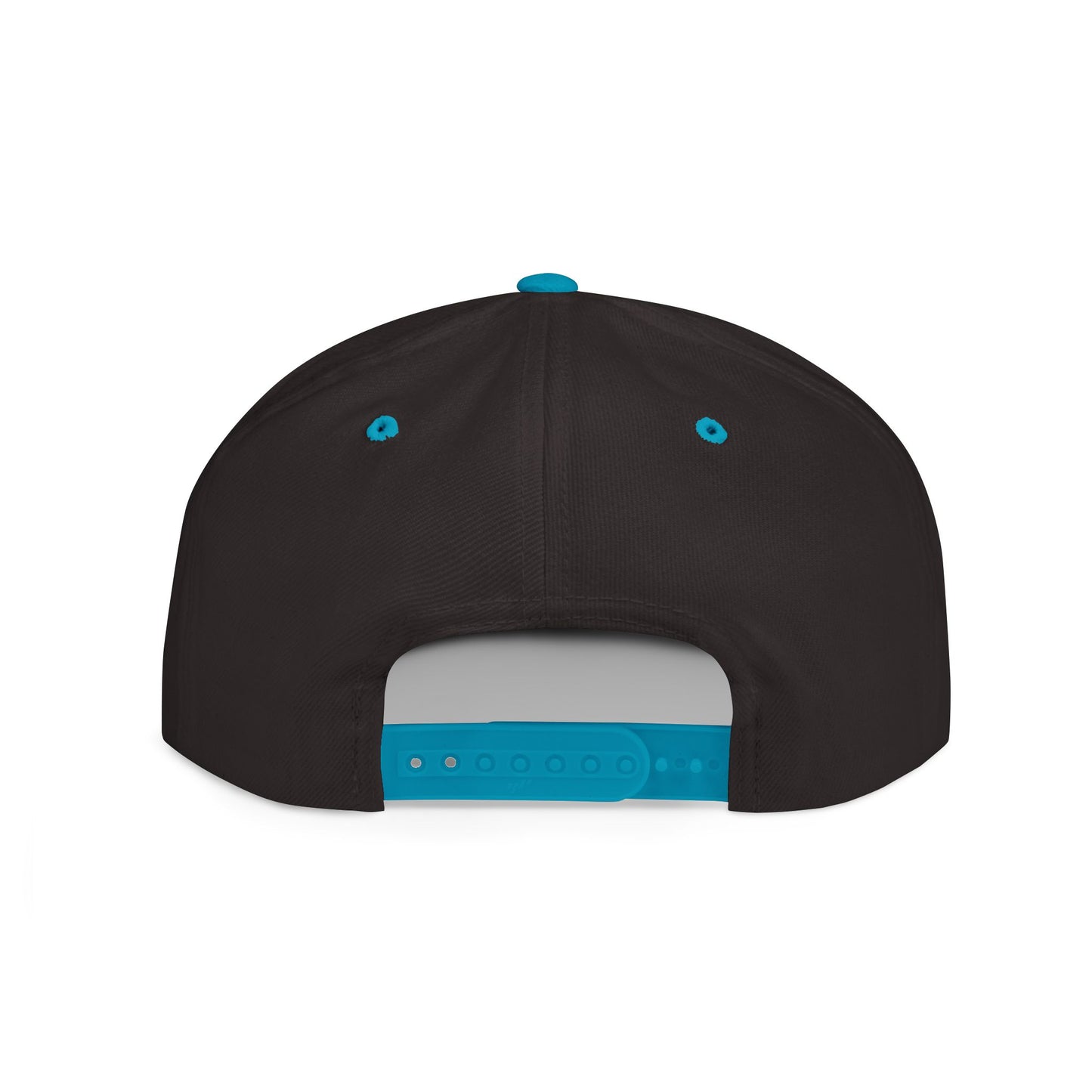 (hats) Confident Clothing Flat Bill Snapback (big logo white cc)