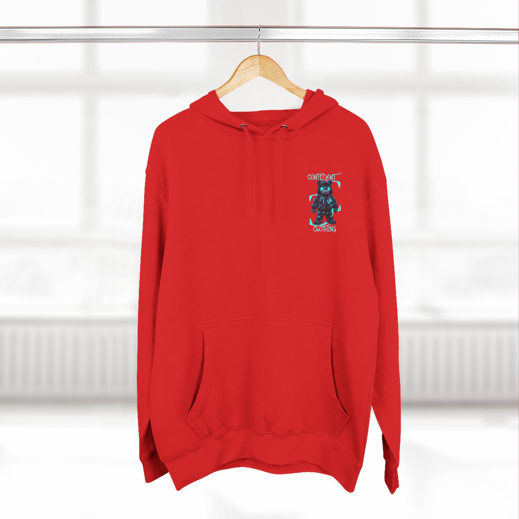 0.12 Confident Clothing Superstar Bear Graphic Fleece Hoodie
